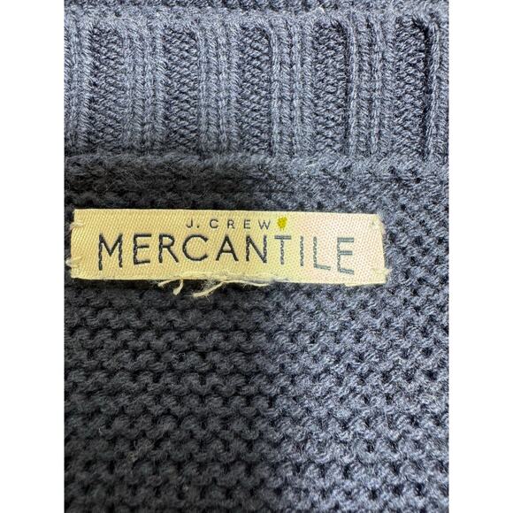 J. Crew Sweater Men’s Crewneck Sz L Blue Classic Pullover Grandpa Dad Core - Picture 3 of 9